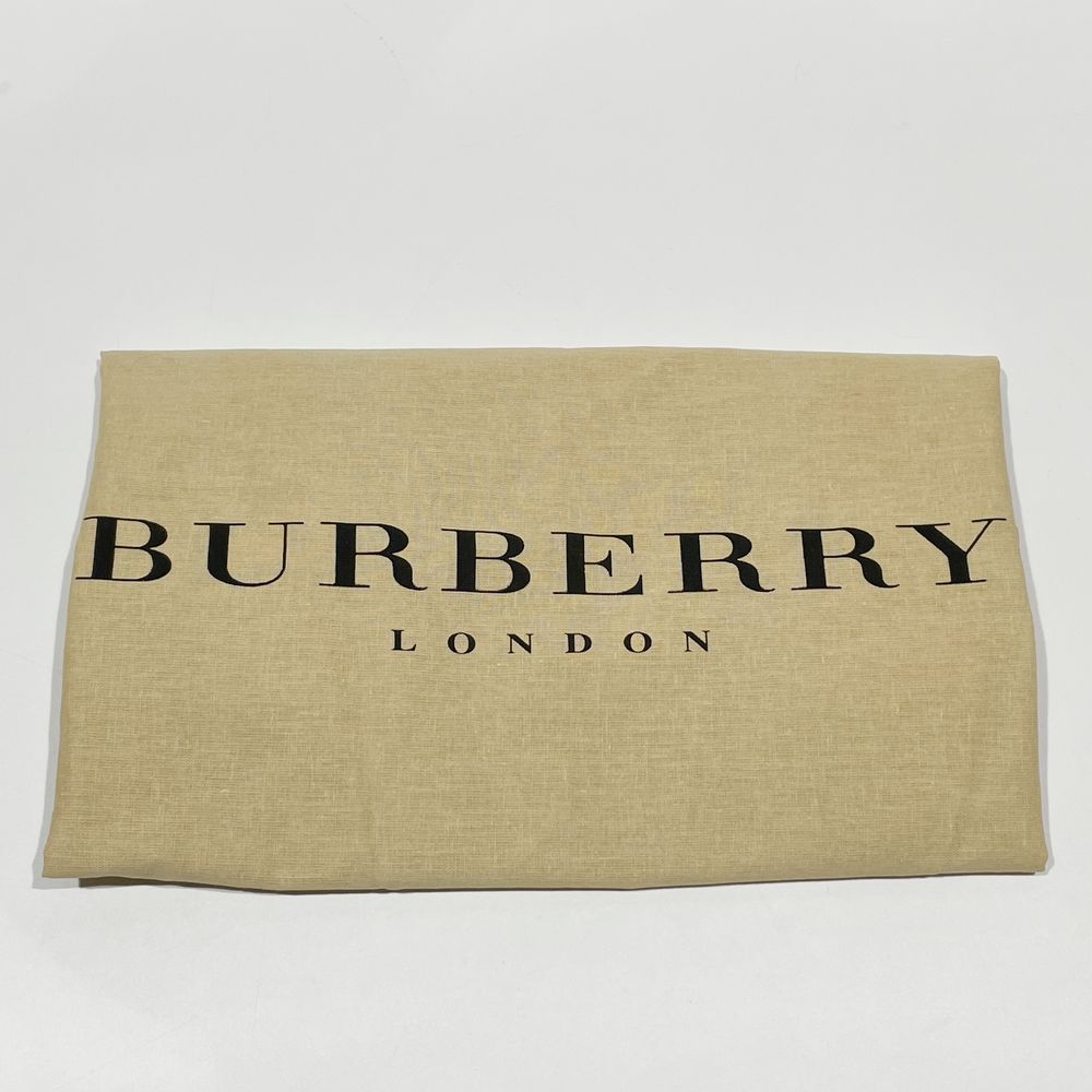 BURBERRY(バーバリー) ロンドン 人物 刺繍 トートバッグ デニム/レザー レディース【中古AB】20240601