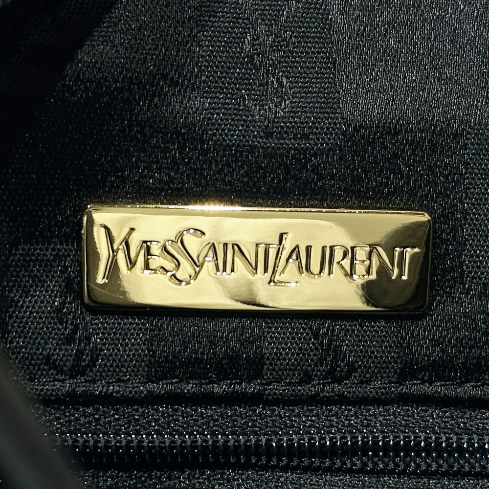 YVES SAINT LAURENT(イヴ・サンローラン) ダイヤカット ヴィンテージ ハンドバッグ レザー レディース【中古AB】20240601