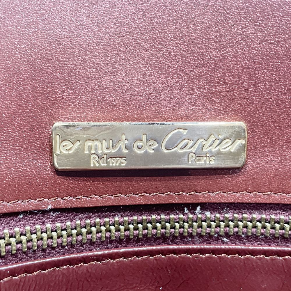 CARTIER(カルティエ) マストライン スナップボタン トートバッグ レザー レディース【中古AB】20240601