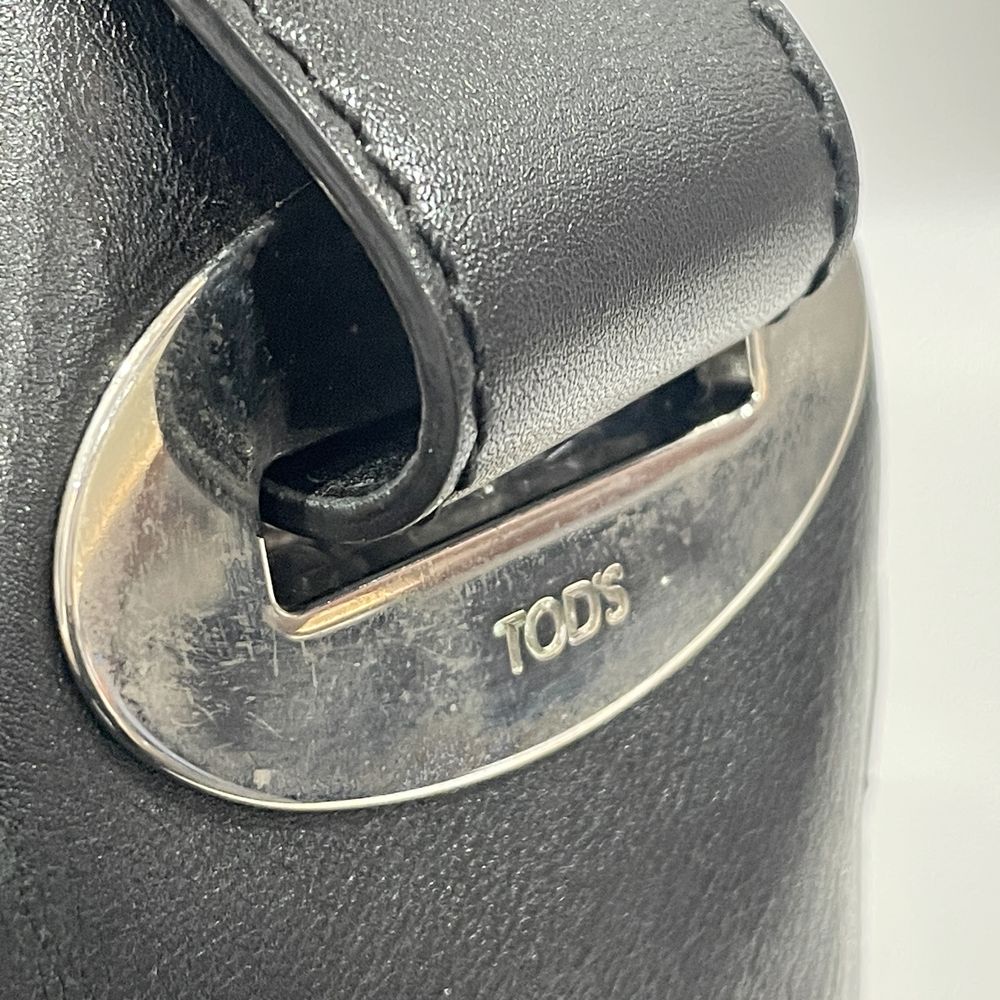 TOD’S(トッズ) サイドロゴ ワンショルダー 肩掛け ショルダーバッグ レザー レディース【中古B】20240601