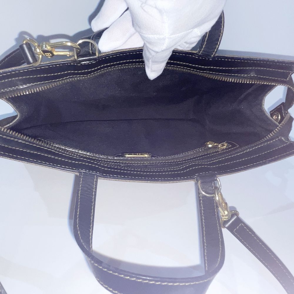 FENDI(フェンディ) FFロゴ 2WAY ヴィンテージ ハンドバッグ PVC/レザー レディース【中古AB】20240601