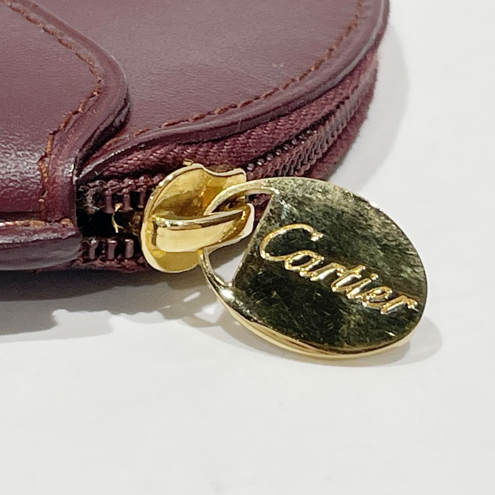 CARTIER(カルティエ) マストライン 丸型 小銭入れ ヴィンテージ コインケース レザー レディース【中古AB】20240605