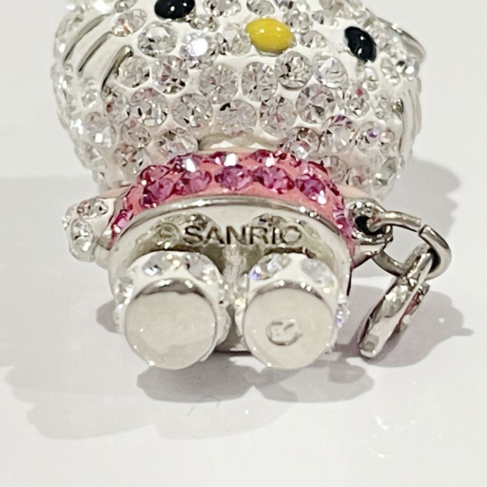 中古AB/使用感小】SWAROVSKI スワロフスキー ハローキティ クリスタル カラーストーン メタル 樹脂系 レディース ネックレス  502646420472455