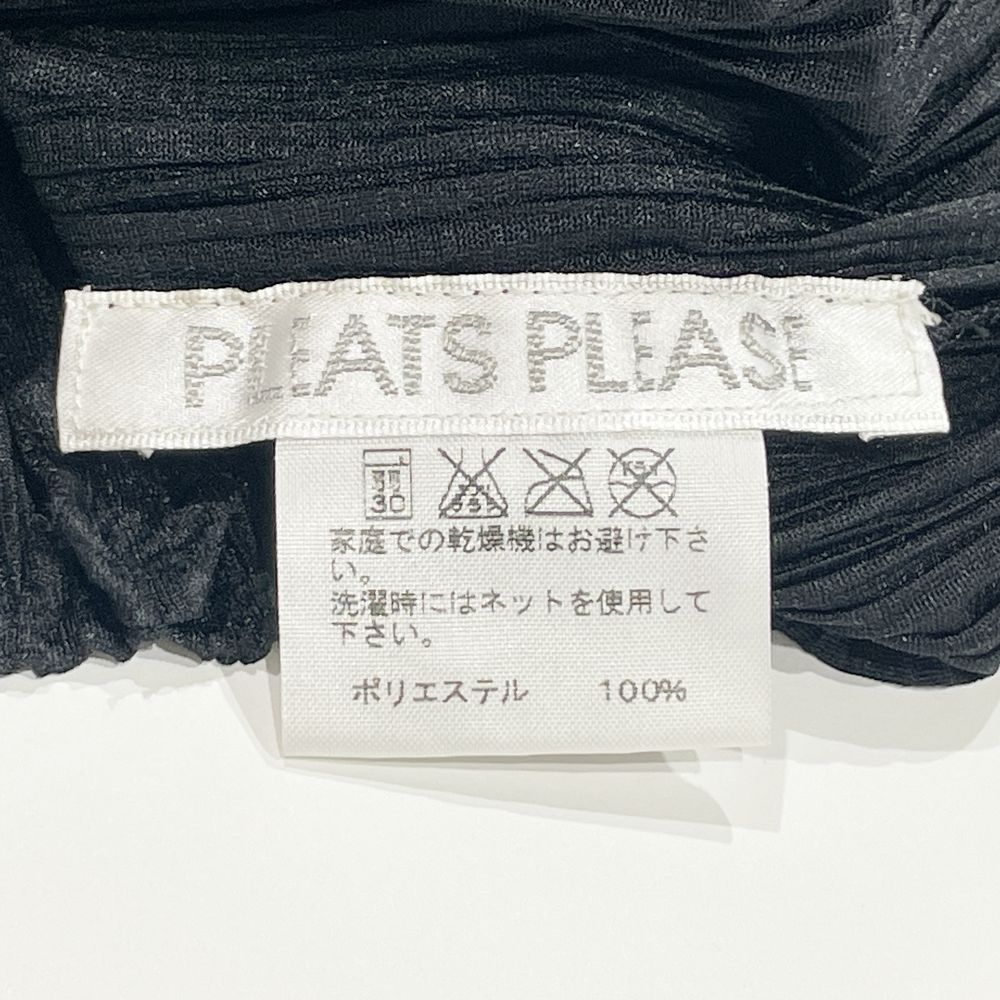 PLEATS PLEASE(プリーツプリーズ) イッセイミヤケ プリーツ加工 襟付き サイズ3 PP71-JJ853 半袖シャツ ポリエステル レディース【中古AB】20240609