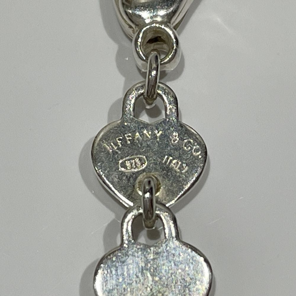 中古B/標準】TIFFANY&Co. ティファニー ヴィンテージ ロック ハート シルバー925 K18YG レディース ネックレス  シルバー20472484