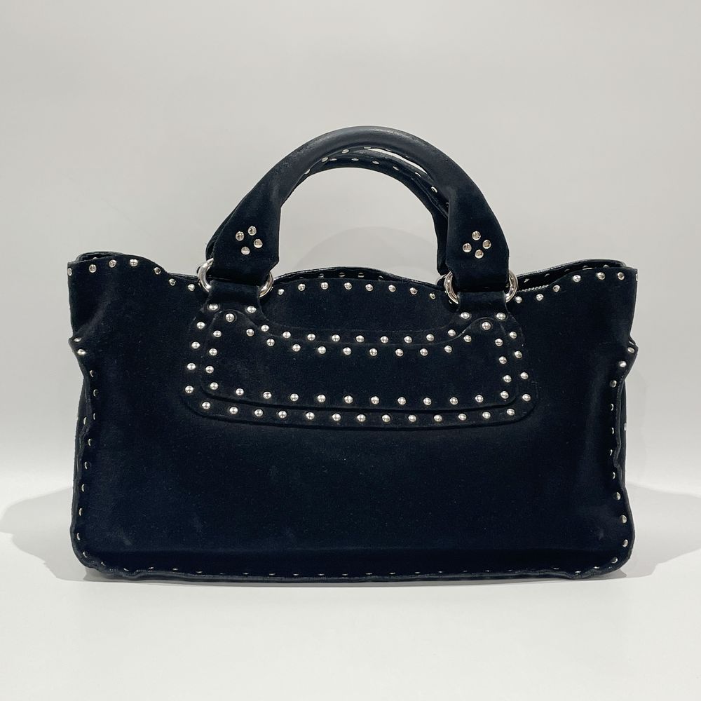 中古B/標準】CELINE セリーヌ ブギーバッグ スタッズ レディース ハンドバッグ ブラック20472779