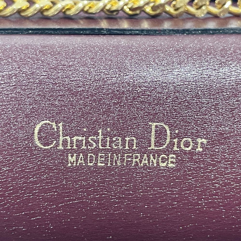 Christian Dior(クリスチャンディオール) CDロゴ プレート 肩掛け ヴィンテージ ショルダーバッグ スエード/レザー レディース【中古AB】20240608