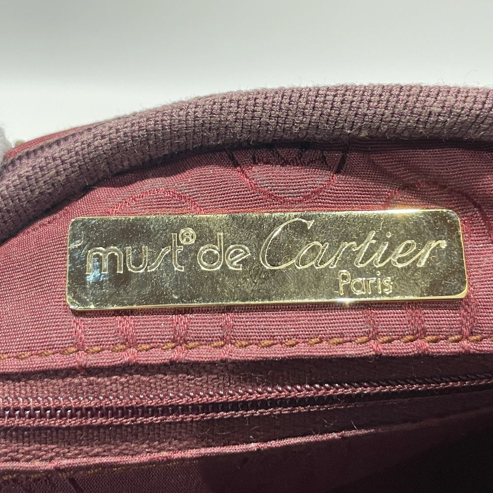 CARTIER(カルティエ) マストライン 斜め掛け ショルダーバッグ レザー レディース【中古B】20240609