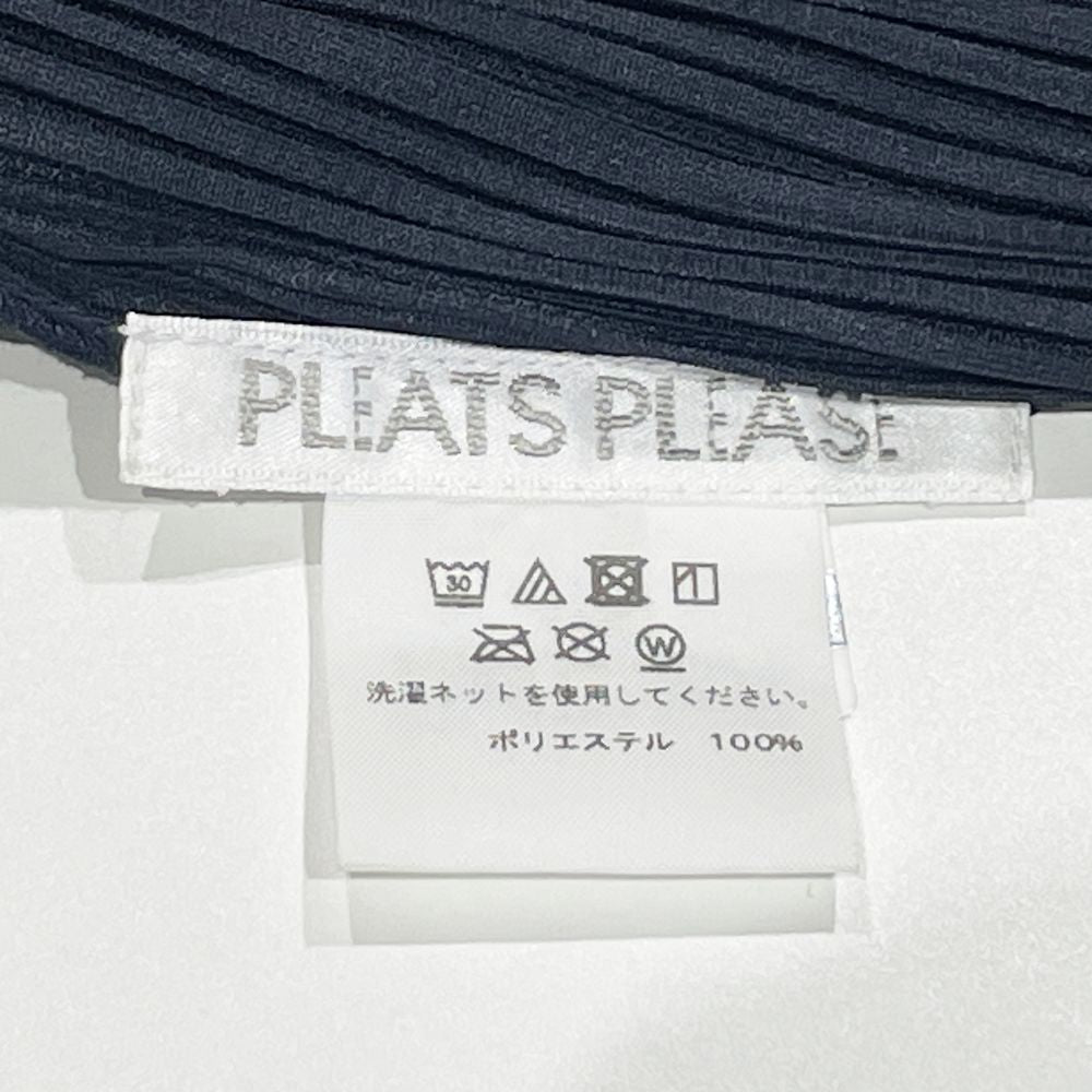 PLEATS PLEASE(プリーツプリーズ) イッセイミヤケ プリーツ加工 フロントワンボタン PP81-J0961 カーディガン ポリエステル レディース【中古AB】20240611