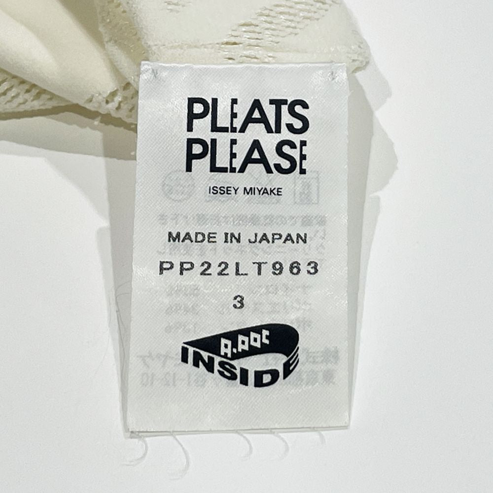 PLEATS PLEASE(プリーツプリーズ) A-POC INSIDE メッシュ 透かし カッティング ストレッチ サイズ3 PP22LT963 ワンピース ナイロン/ポリエステル/プリウレタン レディース【中古AB】20240611