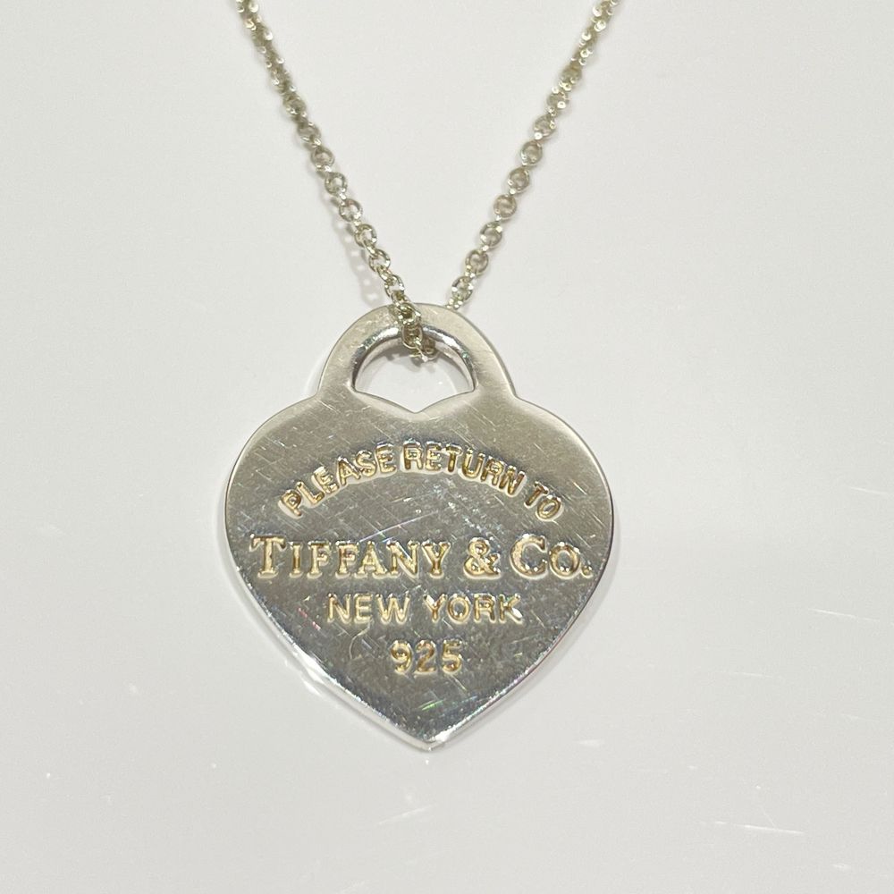 中古AB/使用感小】TIFFANY&Co. ティファニー リターントゥ ティファニー ハート シルバー925 レディース ネックレス20472862