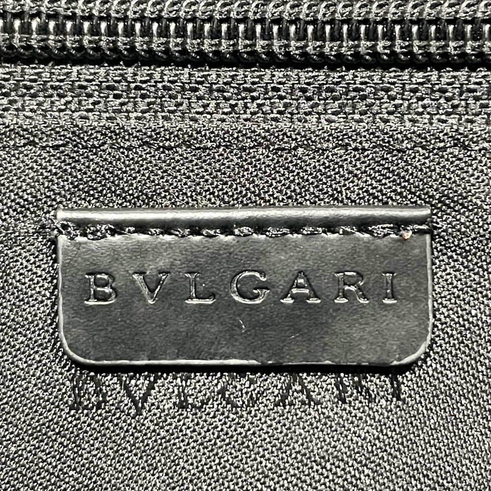 BVLGARI(ブルガリ) ロゴマニア 斜め掛け ショルダーバッグ デニム/レザー レディース【中古B】20240608