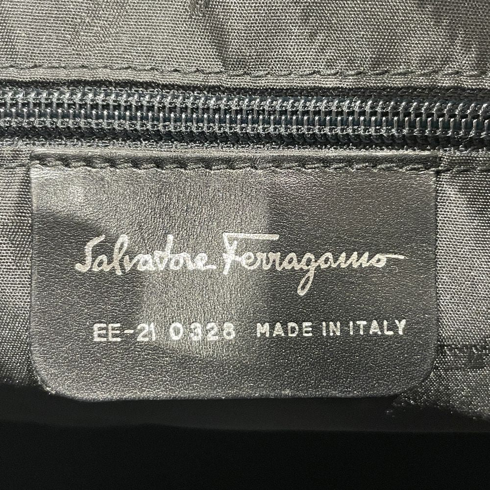 Salvatore Ferragamo(サルヴァトーレフェラガモ) パンチング ドット EE-21 0328 ハンドバッグ ハラコ/レザー レディース【中古AB】20240609