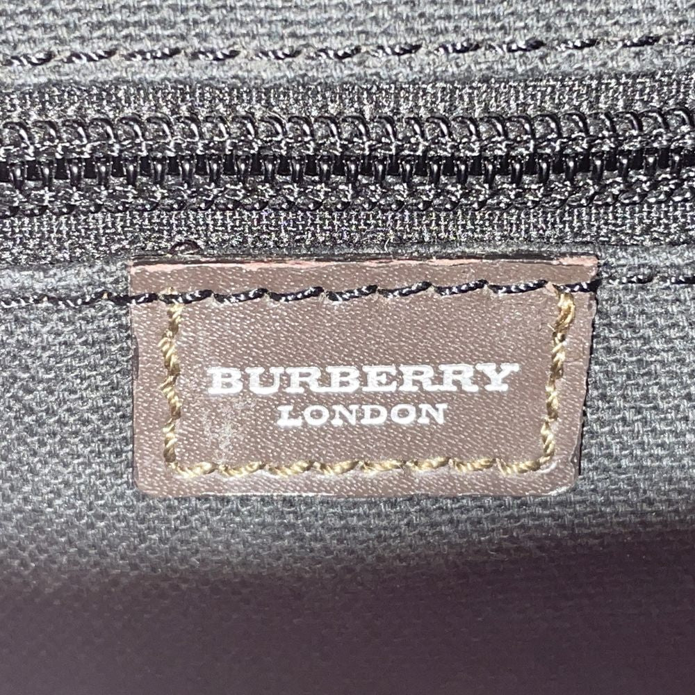 中古B/標準】BURBERRY バーバリー ロンドン チェック ロゴショルダー 斜め掛け レディース ショルダーバッグ ブラウン20473434