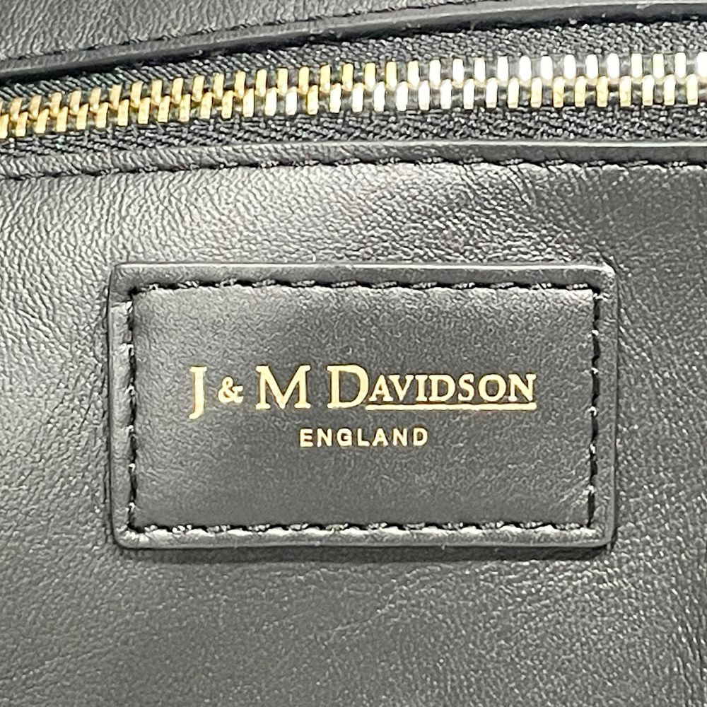 中古AB/使用感小】J&M Davidson ジェイアンドエムデヴィッドソン ベルS BELLE S スクエア サイド レディース トートバッグ  ブラック20473445