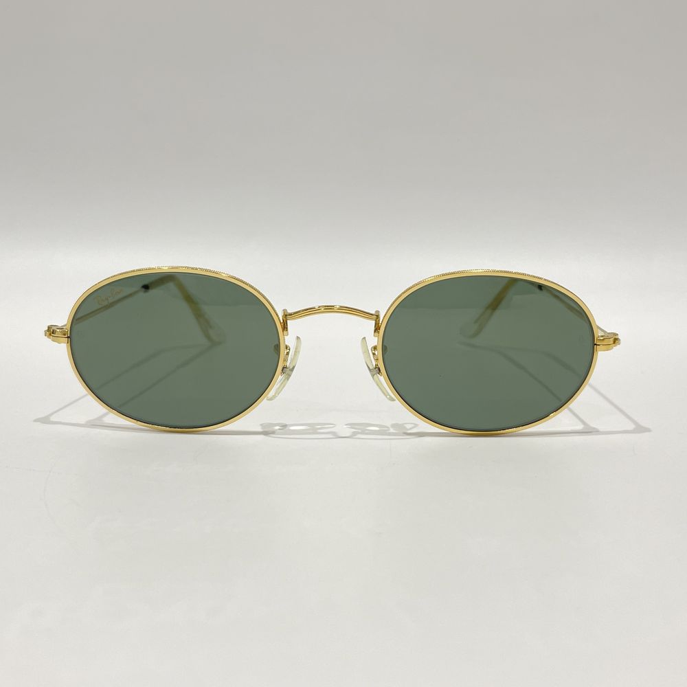 中古A/美品】Ray-Ban レイバン ヴィンテージ ラウンド ミルグレイン ラウンドフレーム USA製 B＆L メンズ サングラス W0976  ゴールド20473460