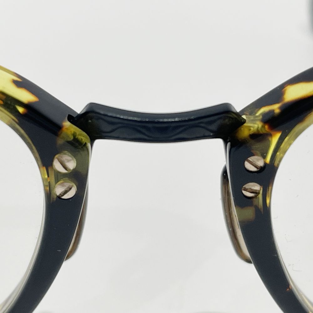 OLIVER PEOPLES(オリバーピープルズ) 度入り Denton ウェリントン デミ柄 メガネ 眼鏡 アセテート ユニセックス【中古AB】20240630