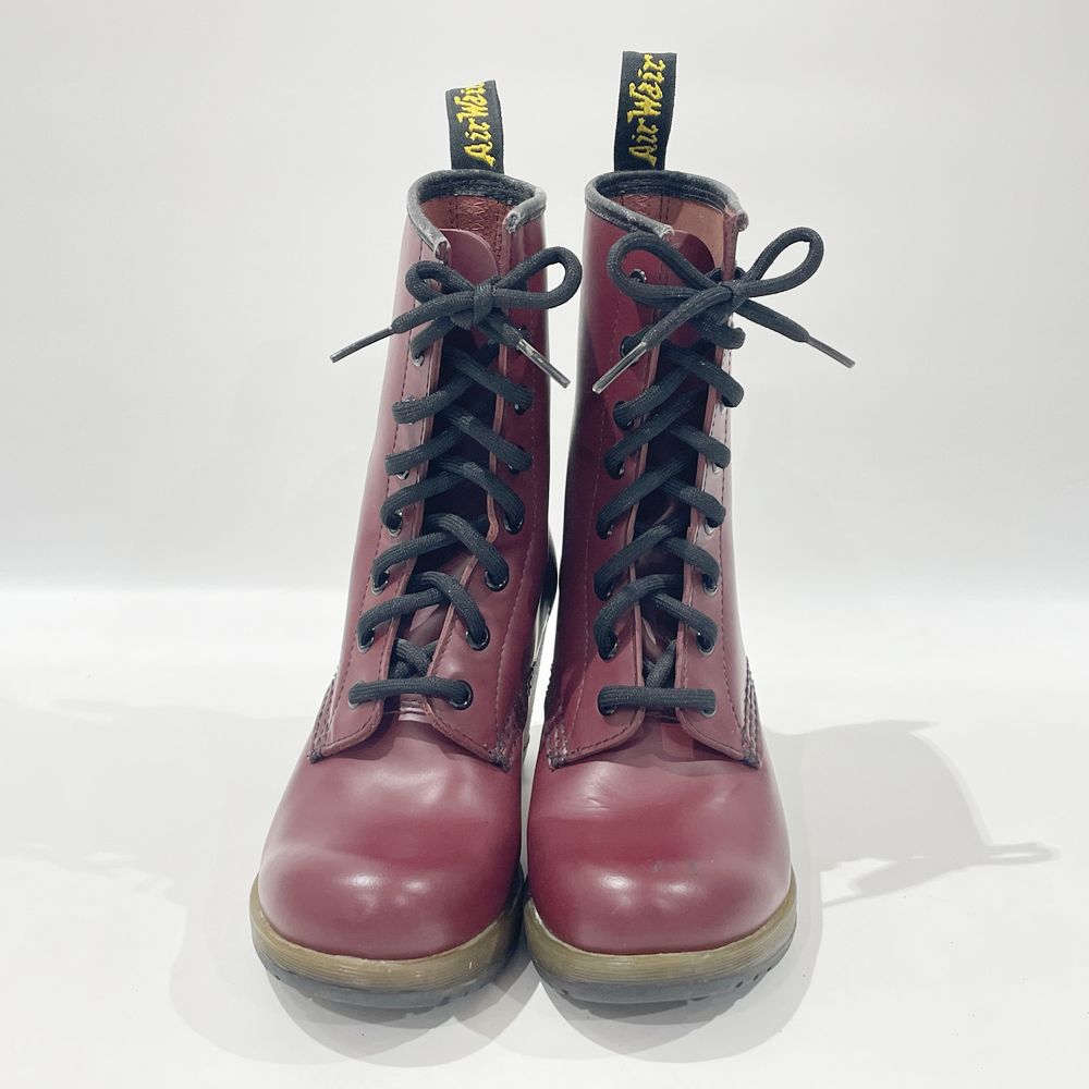 中古B/標準】Dr.Martens ドクターマーチン DARCIE 8ホール ヒール UK3(22cm) レディース ブーツ ボルドー20473481