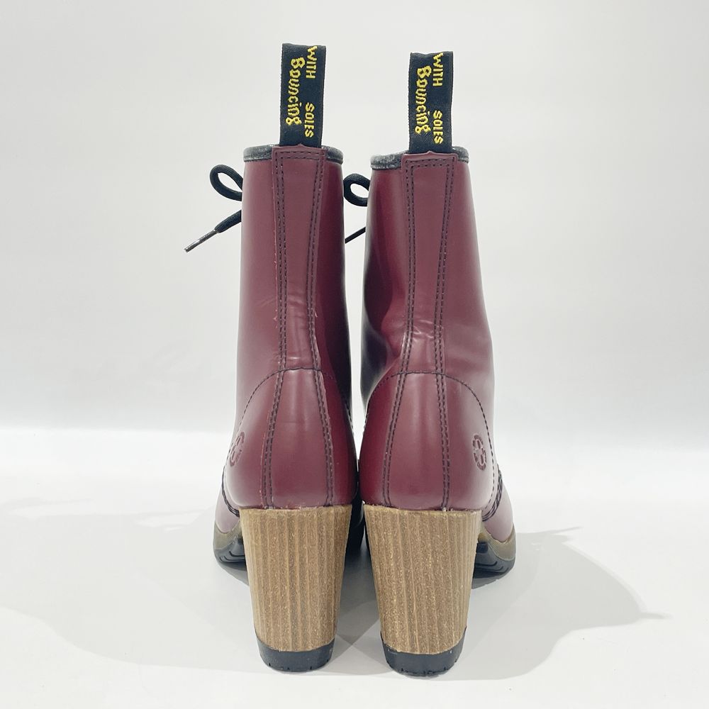 中古B/標準】Dr.Martens ドクターマーチン DARCIE 8ホール ヒール UK3(22cm) レディース ブーツ ボルドー20473481