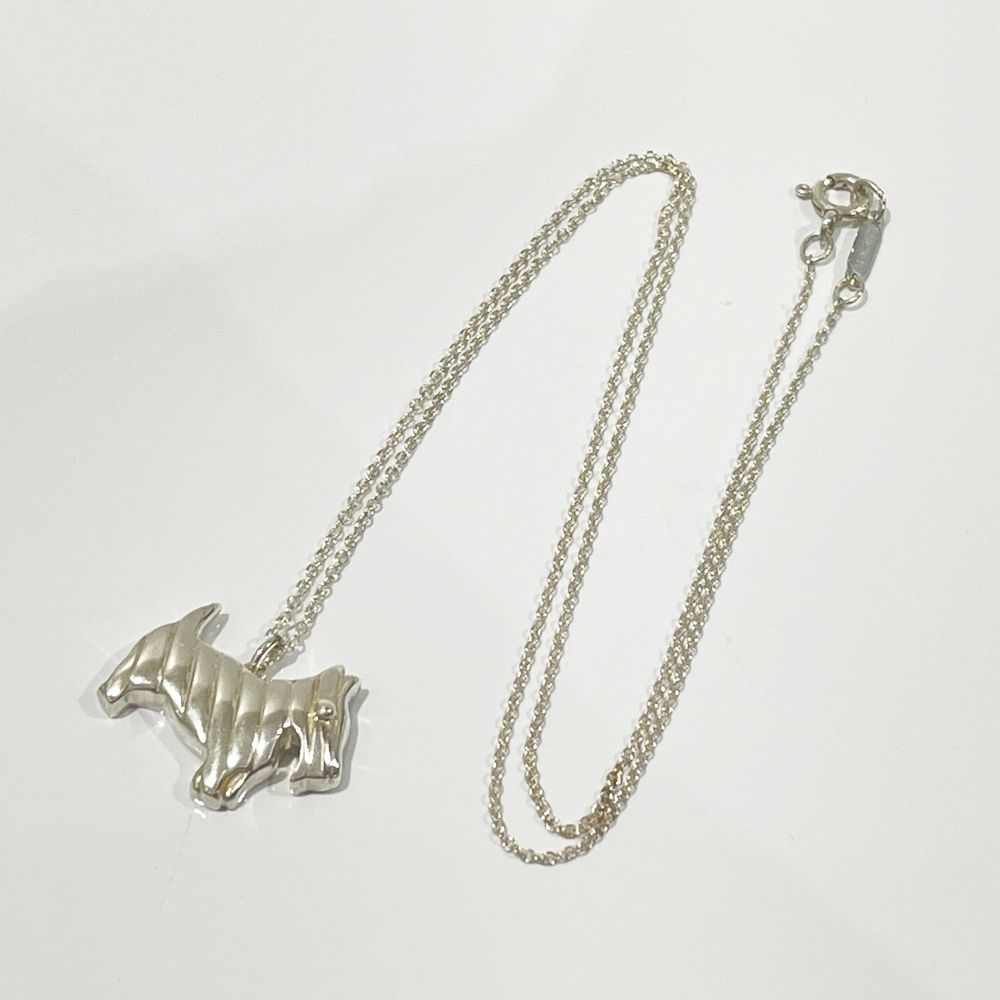 中古B/標準】TIFFANY&Co. ティファニー 犬 ドッグ テリア シルバー925 レディース ネックレス シルバー20473490