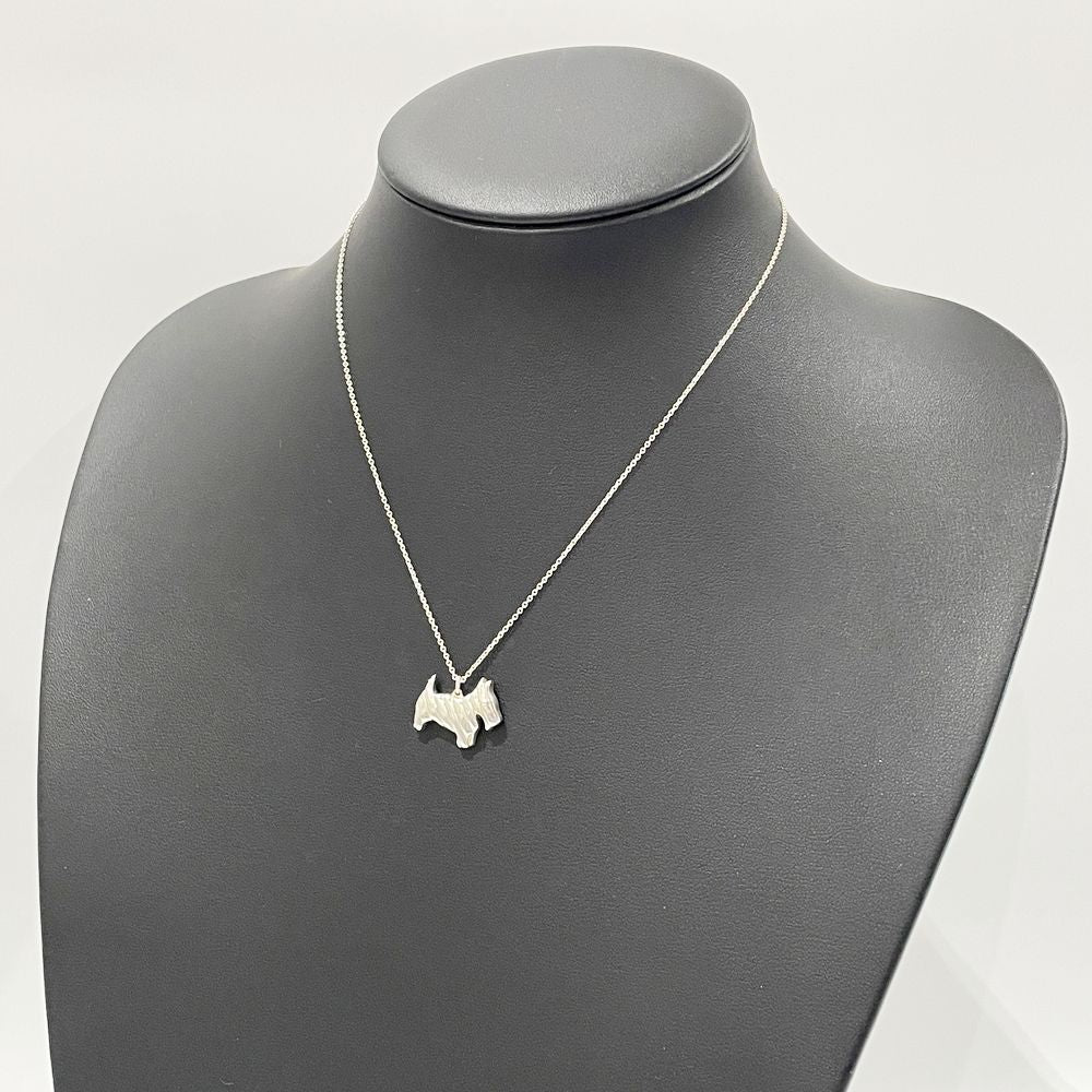 中古B/標準】TIFFANY&Co. ティファニー 犬 ドッグ テリア シルバー925 レディース ネックレス シルバー20473490