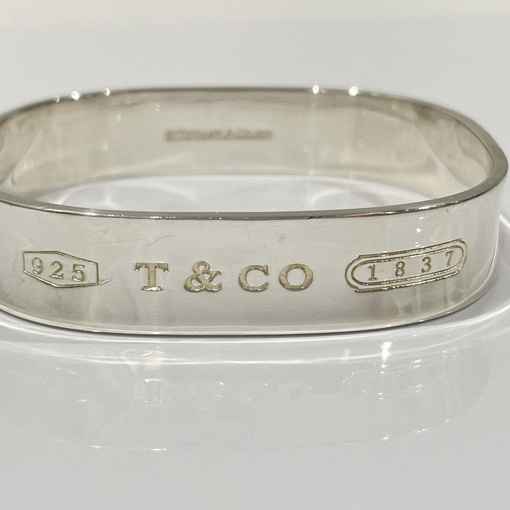 中古B/標準】TIFFANY&Co. ティファニー 1837 スクエア シルバー925 ユニセックス バングル シルバー20473502