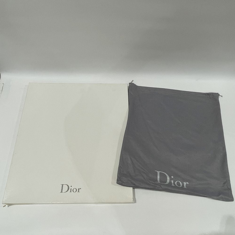 中古AB/使用感小】DIOR HOMME ディオール・オム ロゴ 斜め掛け スクエア型 紐 メンズ ショルダーバッグ ブラック20473992