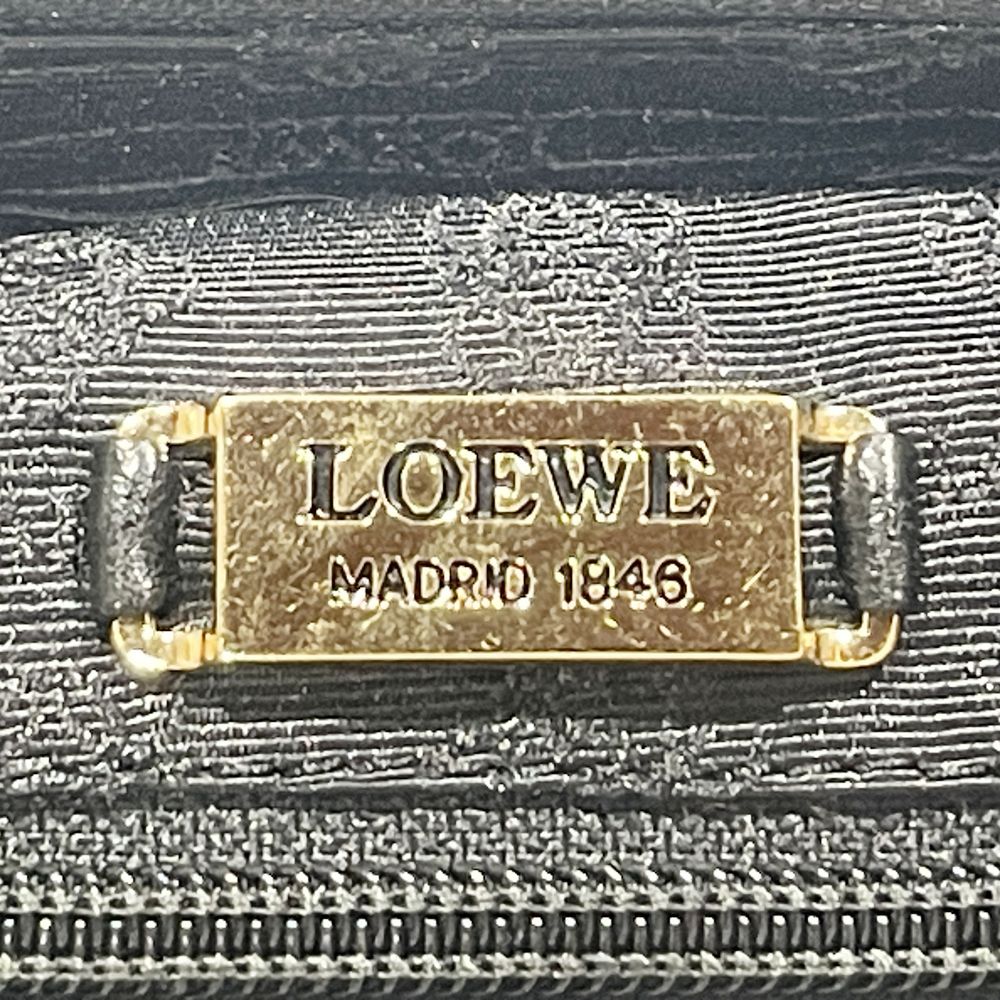 LOEWE(ロエベ) アナグラム シェルモチーフ ナッパ ヴィンテージ クラッチバッグ レザー/スエード レディース【中古AB】20240622