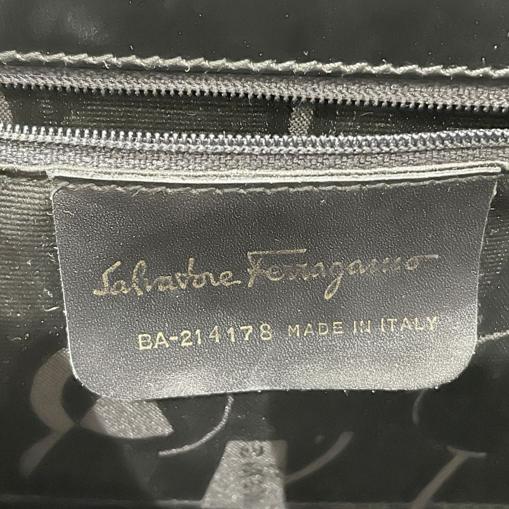 Salvatore Ferragamo(サルヴァトーレフェラガモ) ヴァラ リボン トップハンドル BA214178 ハンドバッグ レザー レディース【中古AB】20240622