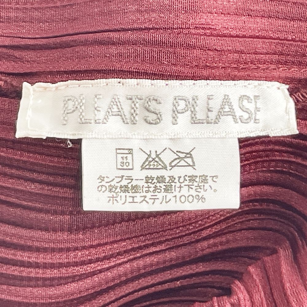 PLEATS PLEASE(プリーツプリーズ) イッセイミヤケ プリーツ加工 サイズ3 PP13-JJ405 長袖シャツ ポリエステル レディース【中古AB】20240612