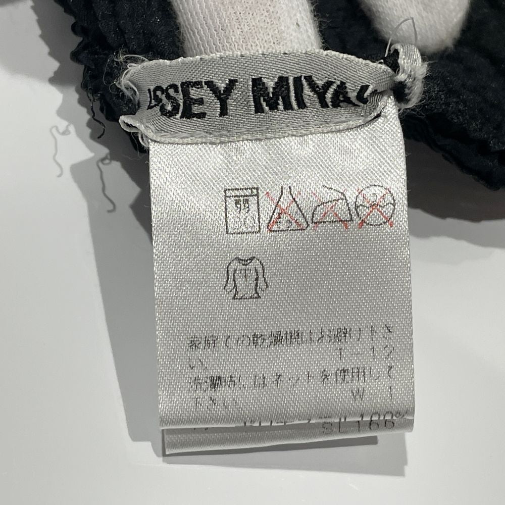 ISSEY MIYAKE(イッセイミヤケ) ランダムプリーツ シワ加工 ハイネック 長袖 IM94-FJ821 カットソー ポリエステル レディース【中古AB】20240614