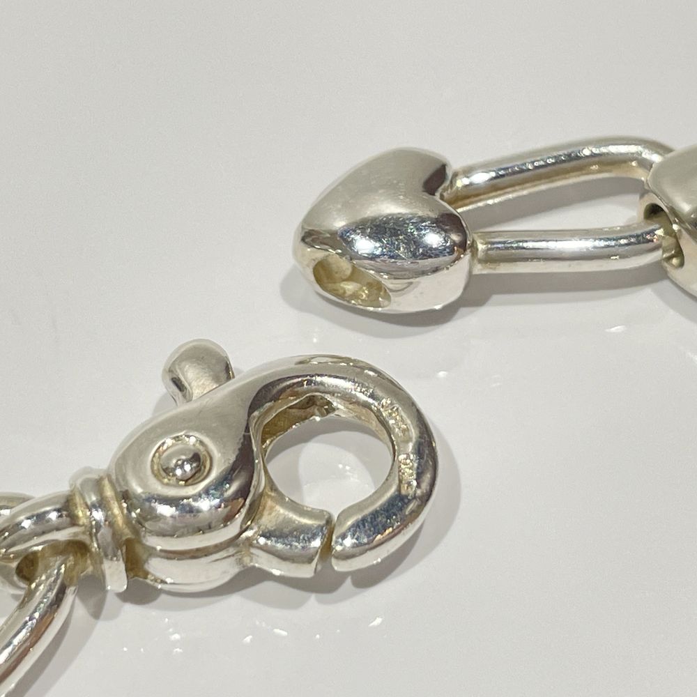 TIFFANY&Co.(ティファニー) ハートロック コンビ ブレスレット シルバー925/K18イエローゴールド レディース【中古B】20240626