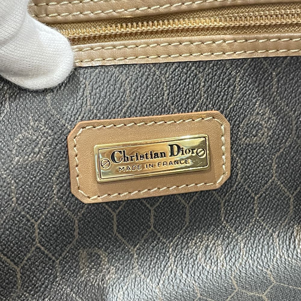 Christian Dior(クリスチャンディオール) ハニカム ヴィンテージ ボストンバッグ PVC/レザー レディース【中古AB】20240623