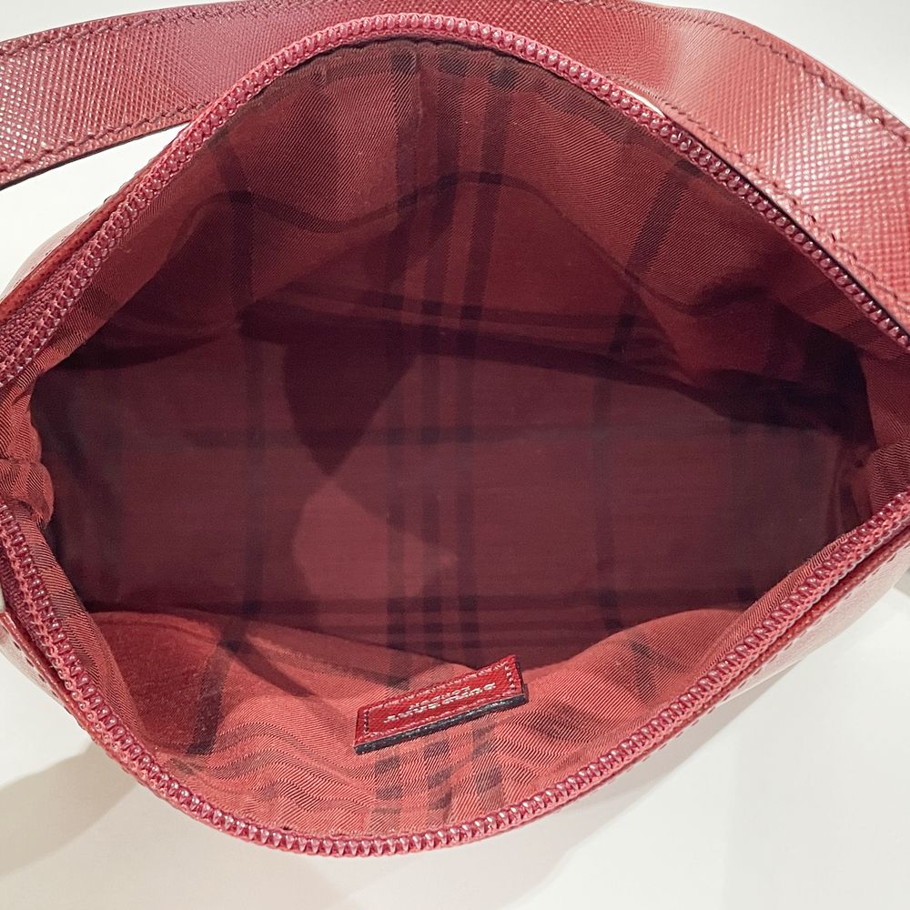 BURBERRY(バーバリー) ロンドン 内部チェック ミニ ワンショルダー ショルダーバッグ レザー レディース【中古AB】20240630