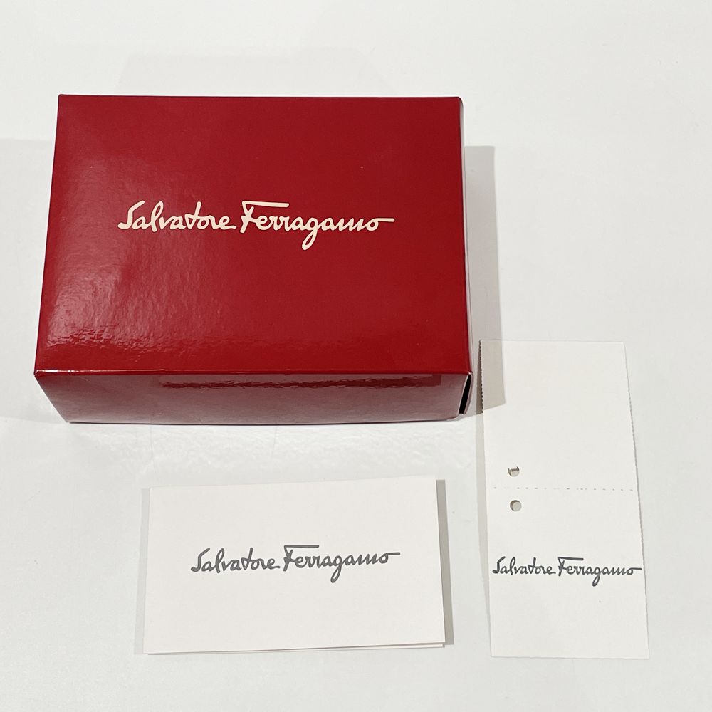 Salvatore Ferragamo(サルヴァトーレフェラガモ) ガンチーニ ミニミニ チェーン 斜め掛け 212727 ショルダーバッグ スエード/レザー レディース【中古B】20240630