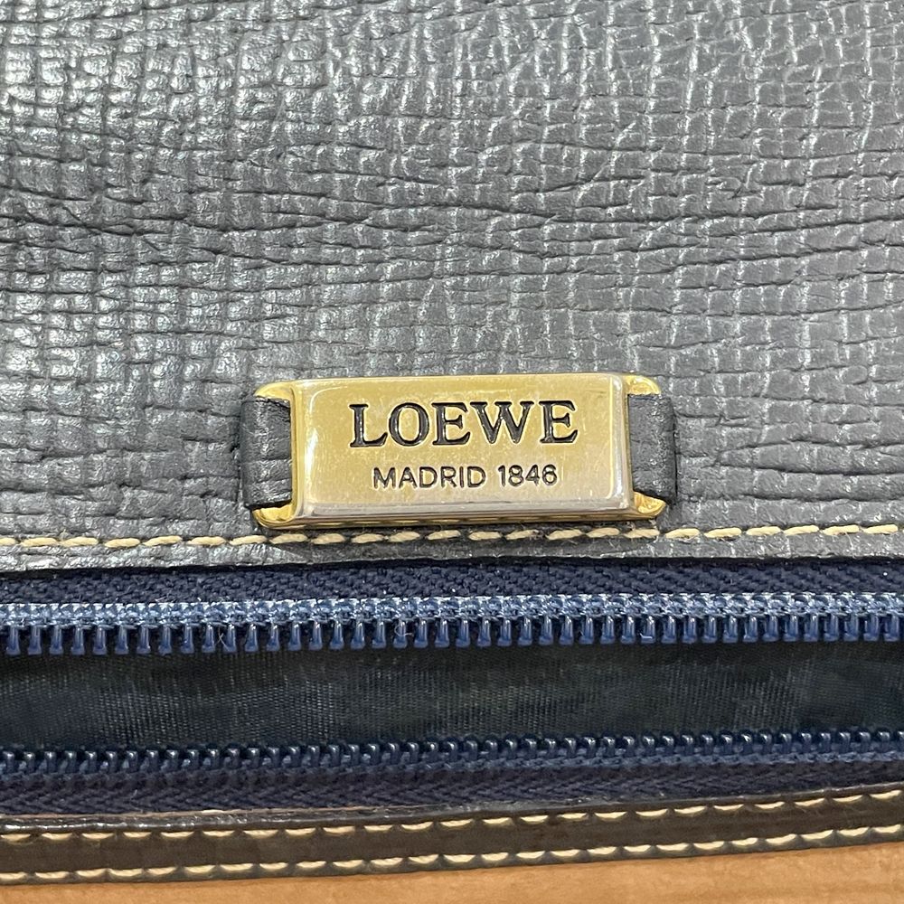 LOEWE(ロエベ) バルセロナ ヴィンテージ ビジネスバッグ レザー メンズ【中古B】20240623