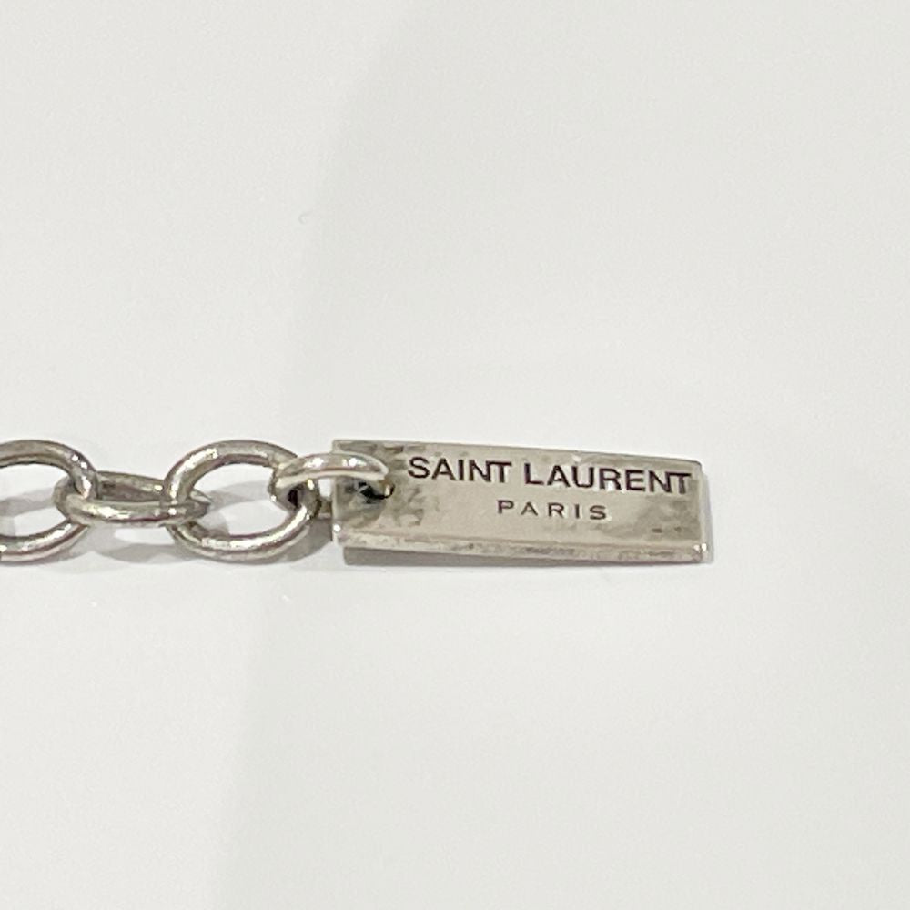 中古AB/使用感小】SAINT LAURENT PARIS サンローランパリ メダリオン コイン メタル メンズ ネックレス20474745