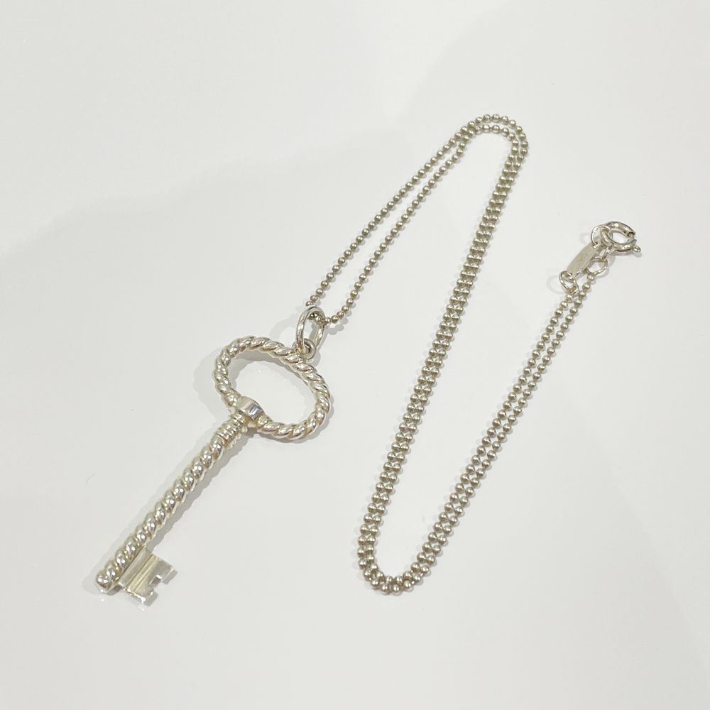 TIFFANY&Co.(ティファニー) ツイスト オーバルキー ネックレス シルバー925 レディース【中古AB】20240619