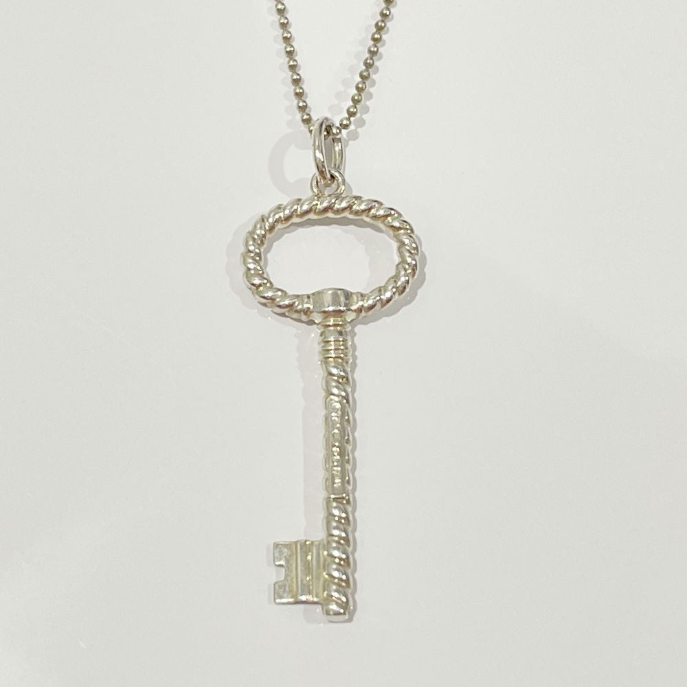 TIFFANY&Co.(ティファニー) ツイスト オーバルキー ネックレス シルバー925 レディース【中古AB】20240619