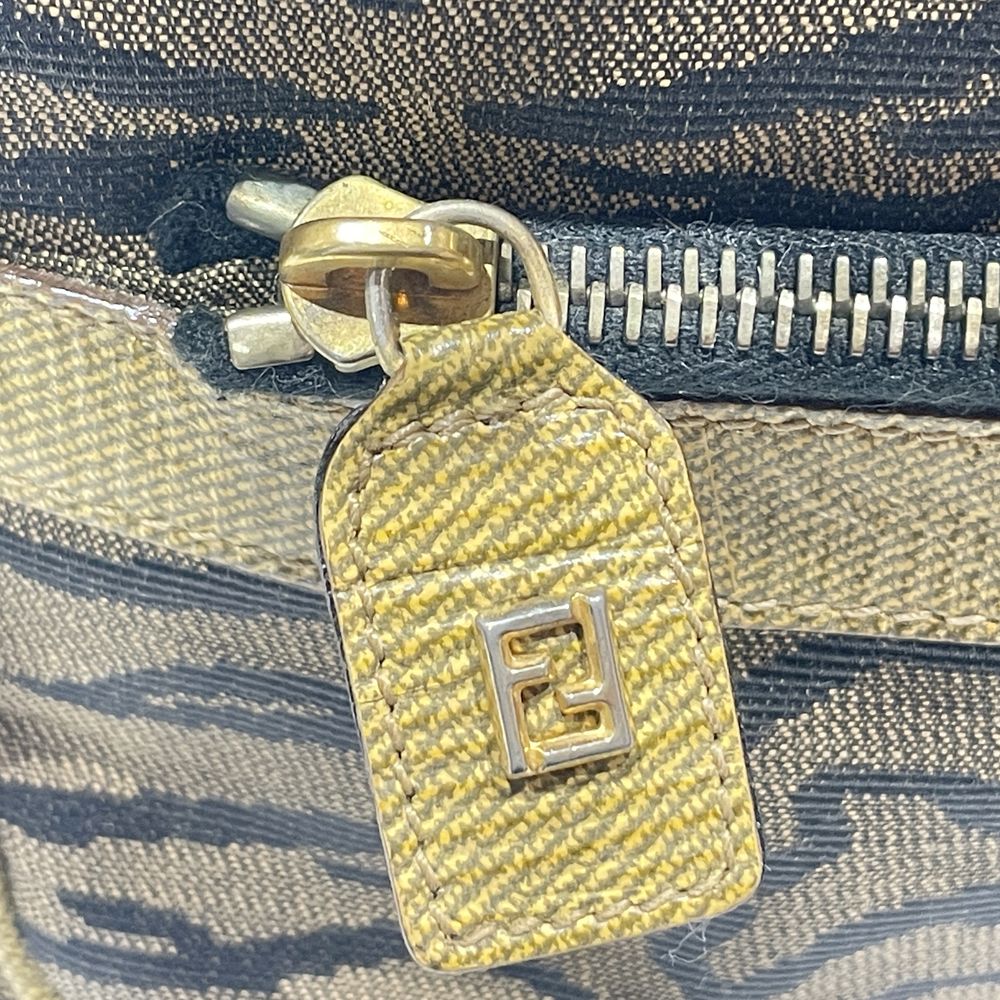 FENDI(フェンディ) ゼブラ ヴィンテージ ハンドバッグ キャンバス/レザー レディース【中古B】20240629