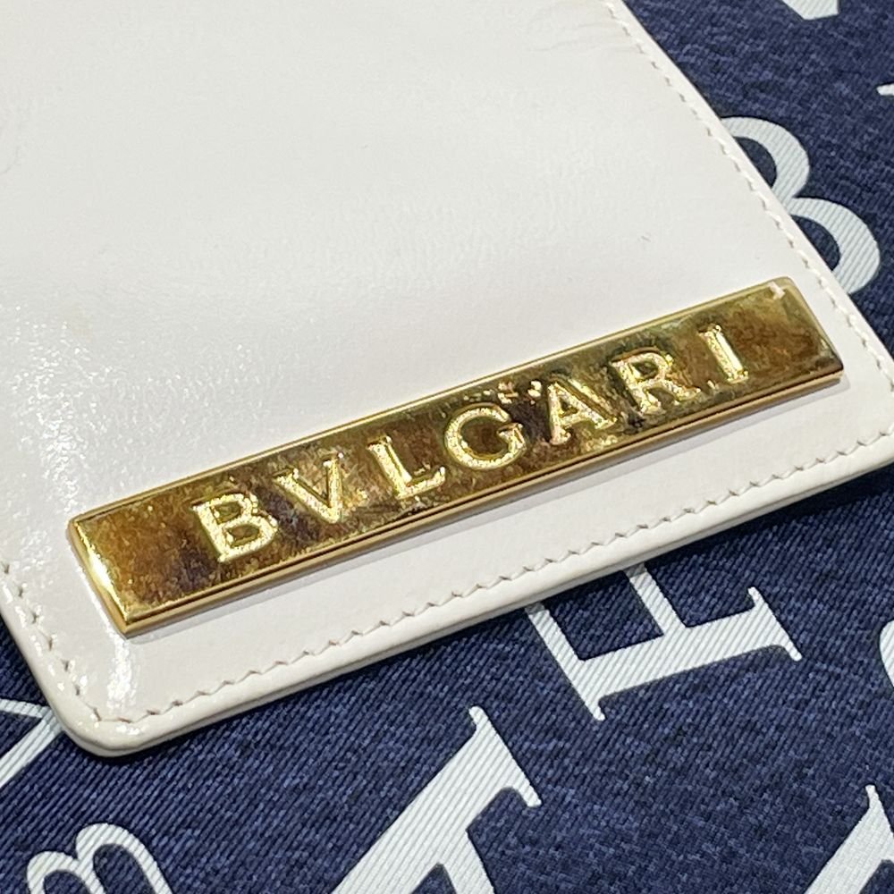 BVLGARI(ブルガリ) ロゴマニア 総柄 ハンドバッグ ナイロン/レザー レディース【中古B】20240623