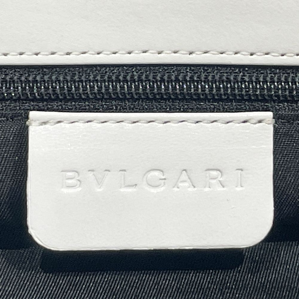 BVLGARI(ブルガリ) ロゴマニア 総柄 ハンドバッグ ナイロン/レザー レディース【中古B】20240623