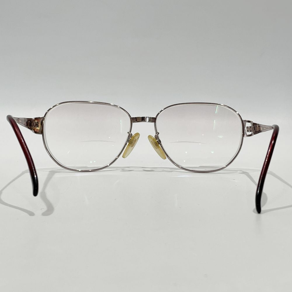 YVES SAINT LAURENT(イヴ・サンローラン) メガネ 度入り ロゴ 30-4688 ヴィンテージ 眼鏡 メタル/ レディース【中古B】20240701