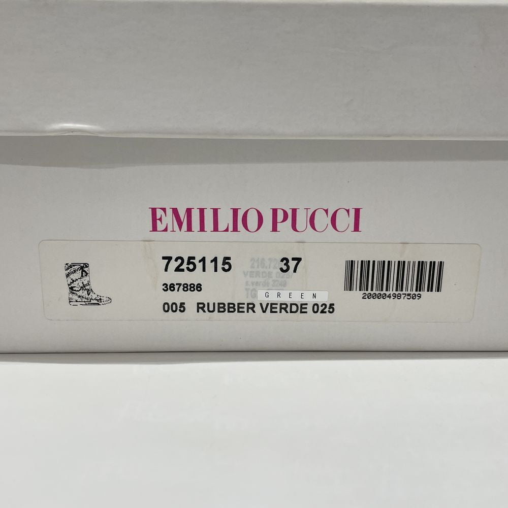 Emilio Pucci(エミリオプッチ) ブーツ サイズ36（23.0cm程度）総柄 長靴 レインシューズ ラバー レディース【中古A】20240620