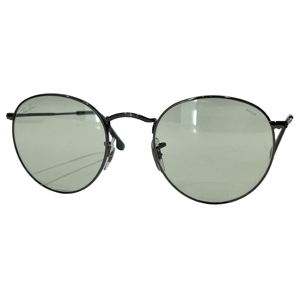 Ray-Ban(レイバン) ROUNDMETAL ラウンドメタル EVOLVEレンズ 調光 RB3447 004/T1 サングラス メタル/プラスチック ユニセックス【中古A】