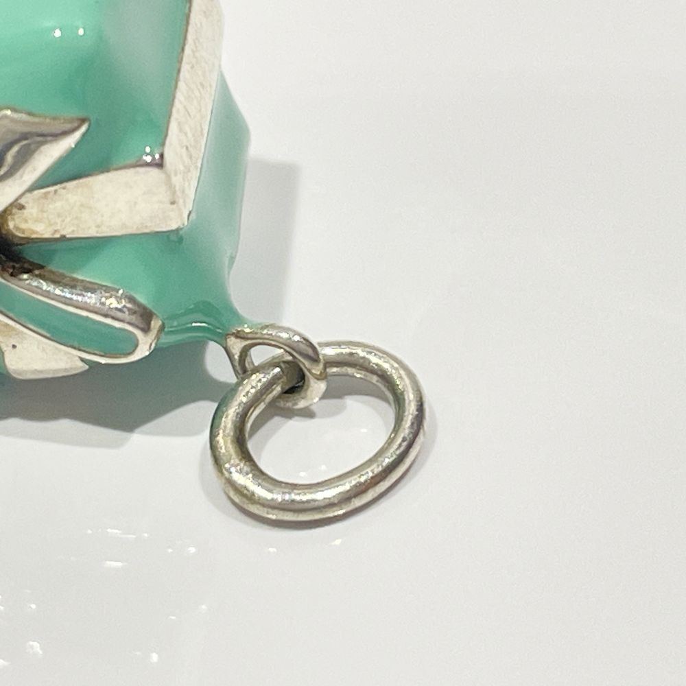 TIFFANY&Co.(ティファニー) プレゼントボックス チャーム ペンダントトップ シルバー925/エナメル レディース【中古B】20240702