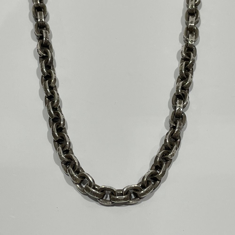 中古B/標準】CHROME HEARTS クロムハーツ ペーパーチェーン 18 シルバー925 K14WG メンズ ネックレス20475931