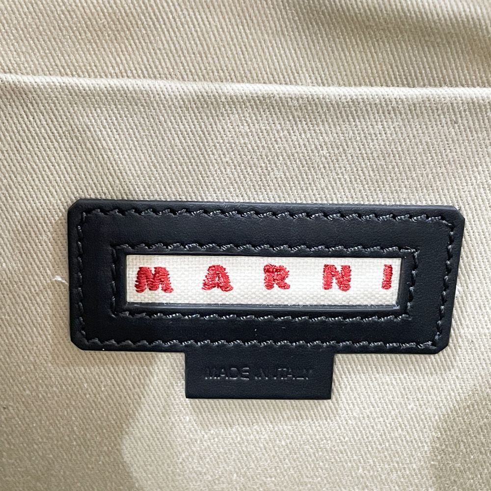 MARNI(マルニ) グロッシーグリップ GLOSSY GRIP ストライプ トートバッグ PVC/ビニール レディース【中古AB】20240630