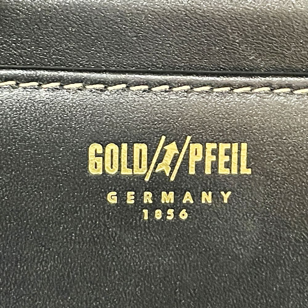 GOLD PFEIL(ゴールドファイル) フラップ式 書類バッグ ビジネスバッグ ブリーフケース レザー レディース【中古B】20240623