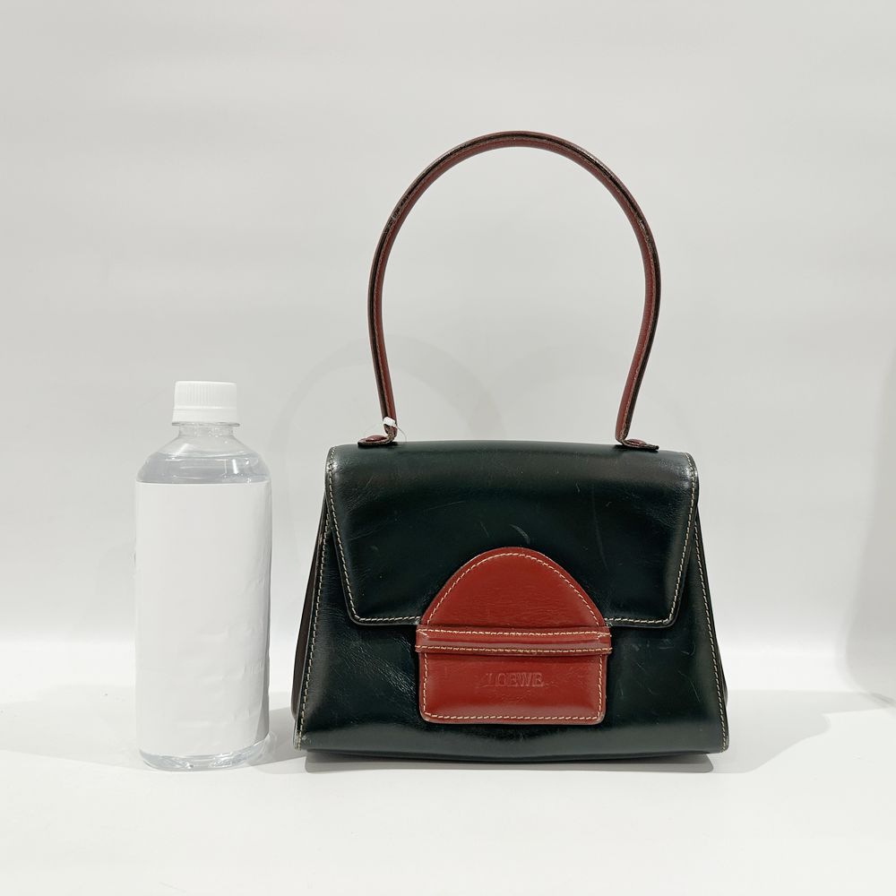 LOEWE(ロエベ) ロゴ トップハンドル ミニ スリーカラー ヴィンテージ ハンドバッグ レザー レディース【中古B】20240622